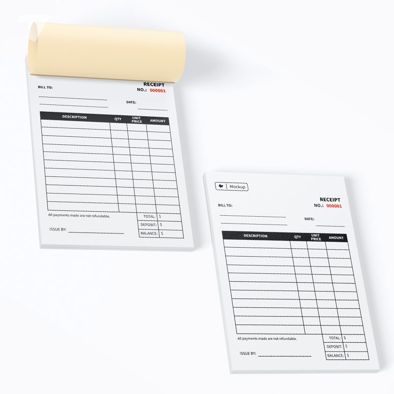 Bill Book and Invoice - A5 Size - Punji Digital Printing Trading & Events
