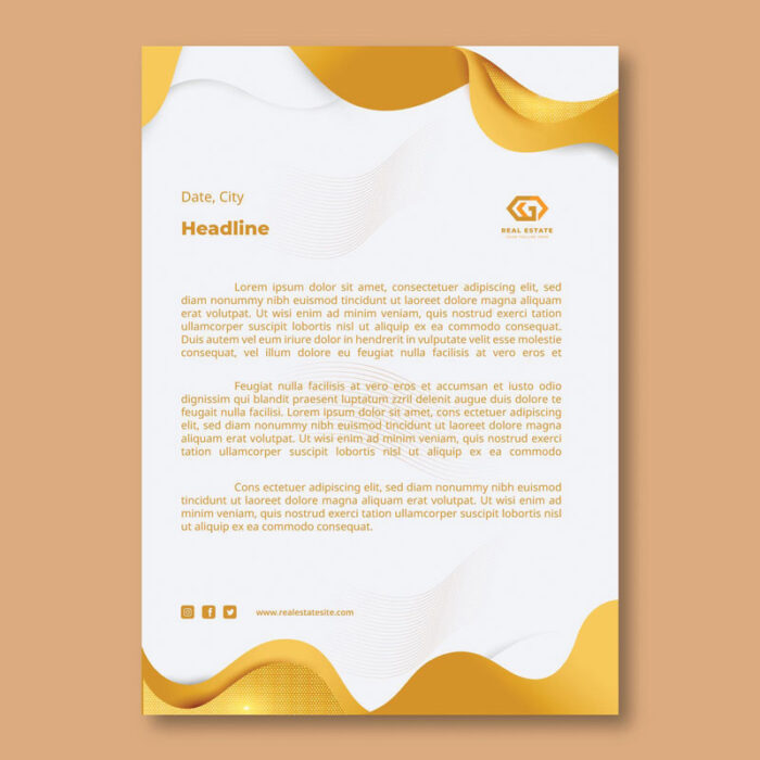 Texture Letterhead