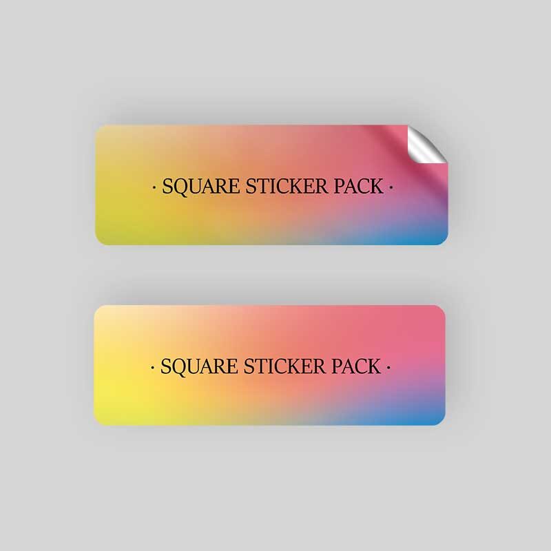 Rectangle-stickers