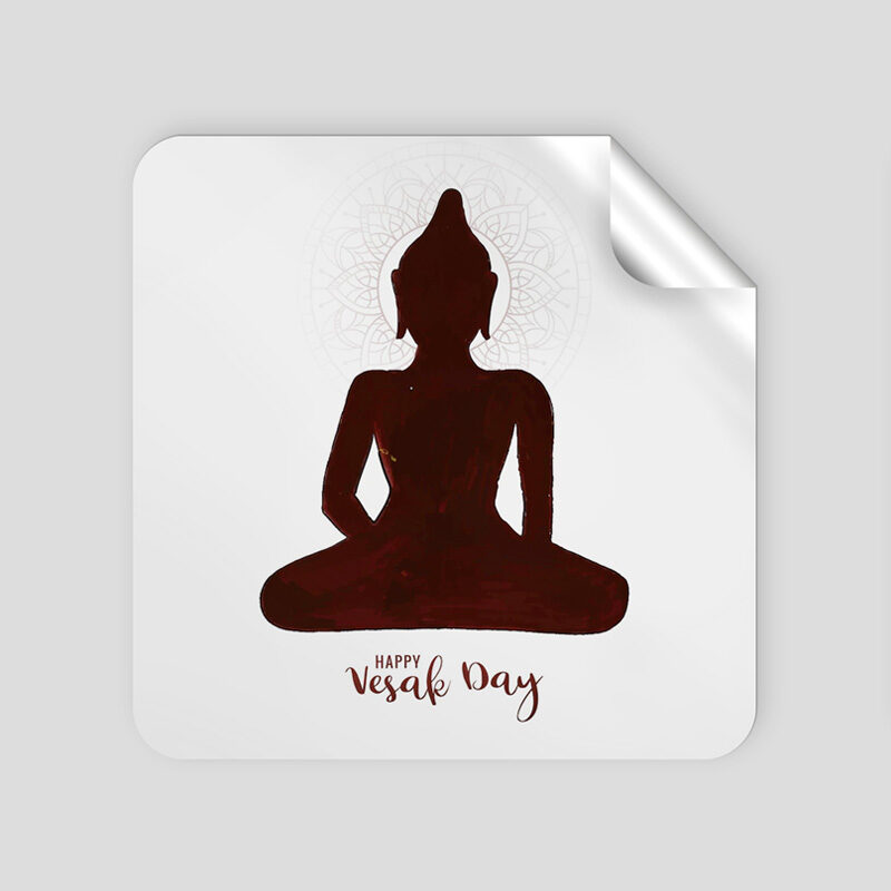 square-stickers-buddha